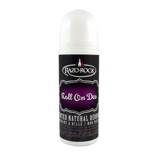 RazoRock Natural Aloe Alum Roll-On Deodorant (89 ml)
