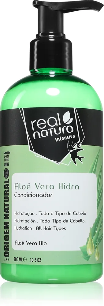 Real Natura Aloe Vera Hidra feuchtigkeitsspendender Conditioner für das Haar 300 ml