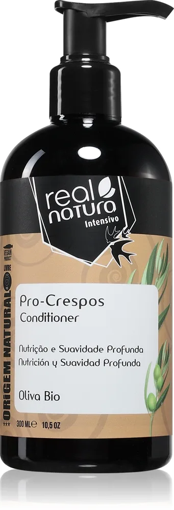 Real Natura Pro - Crespos der nährende Conditioner Lockenpflege für lockiges Haar 300 ml