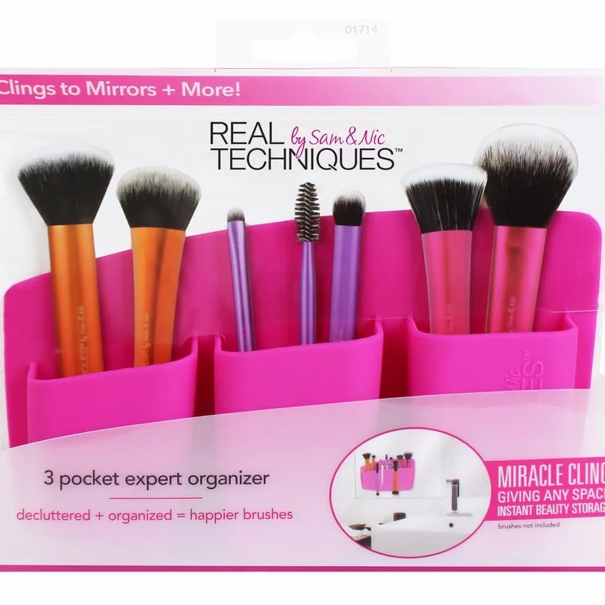 Real Techniques 3 Pocket Expert Organizer - Pink