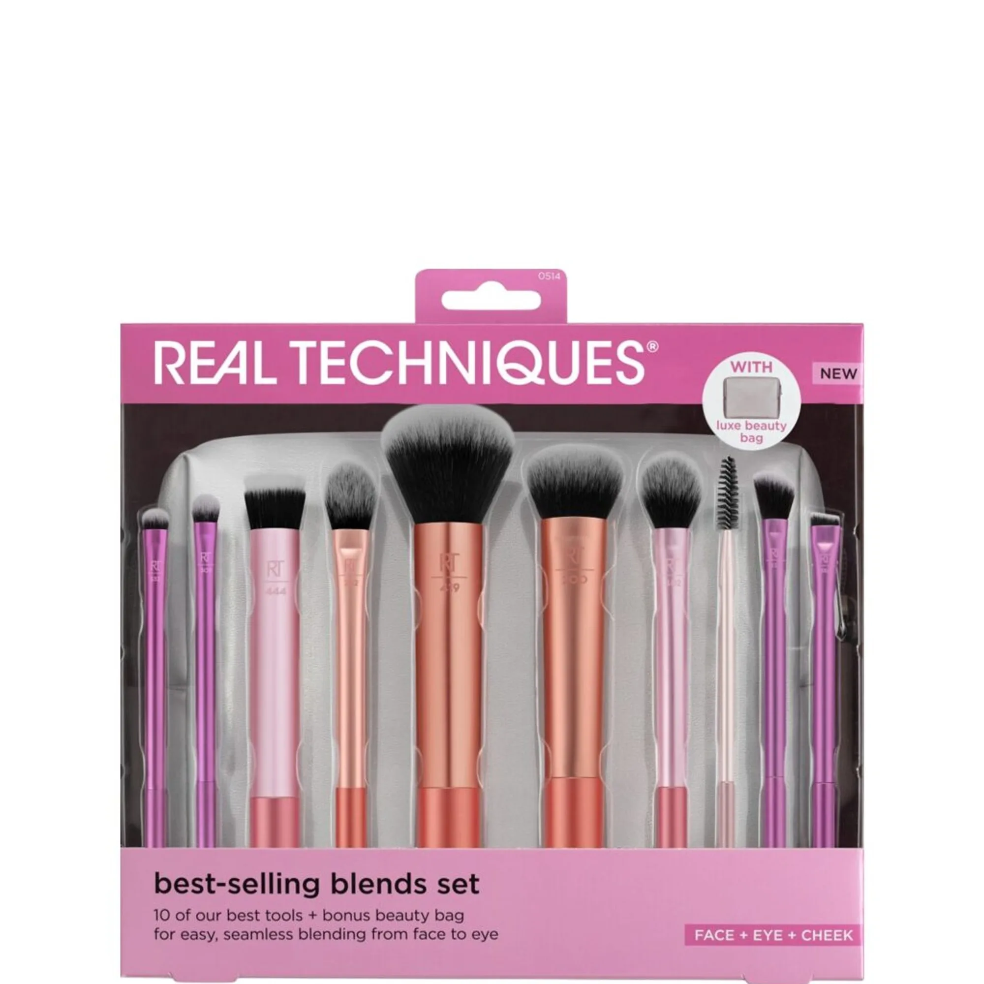 Real Techniques Best Selling Blend Set 11Pcs Sminkborstset