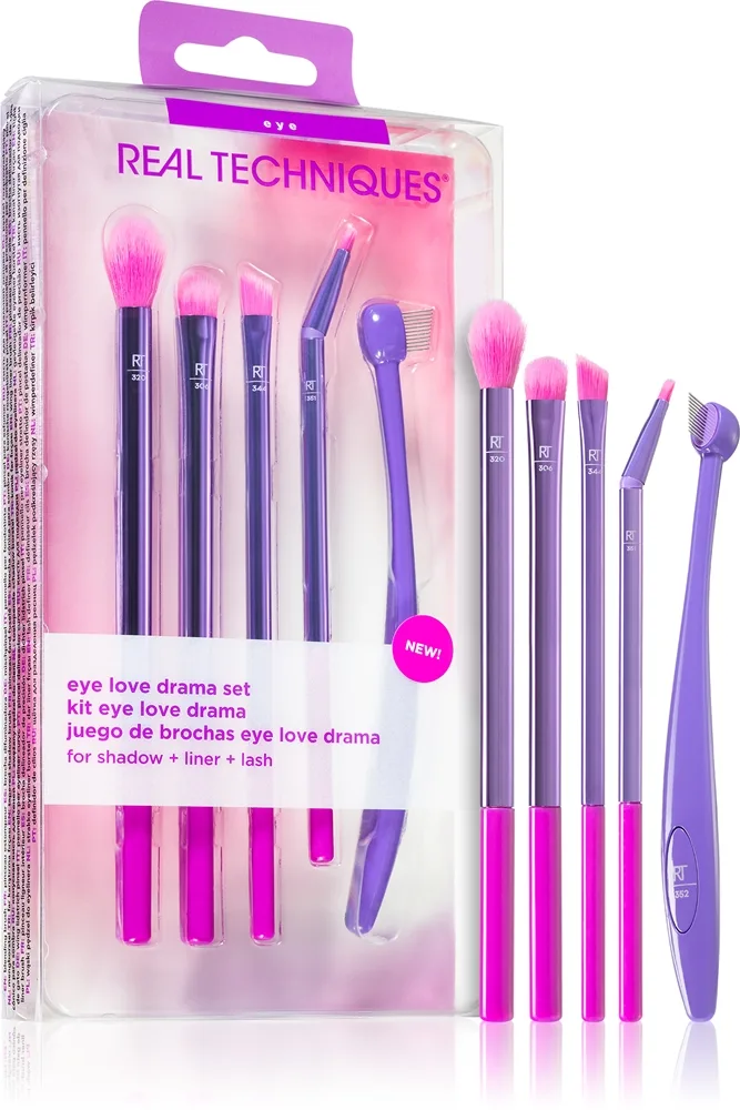 Real Techniques Eye Love Drama sivellinsetti silmiin 5 kpl