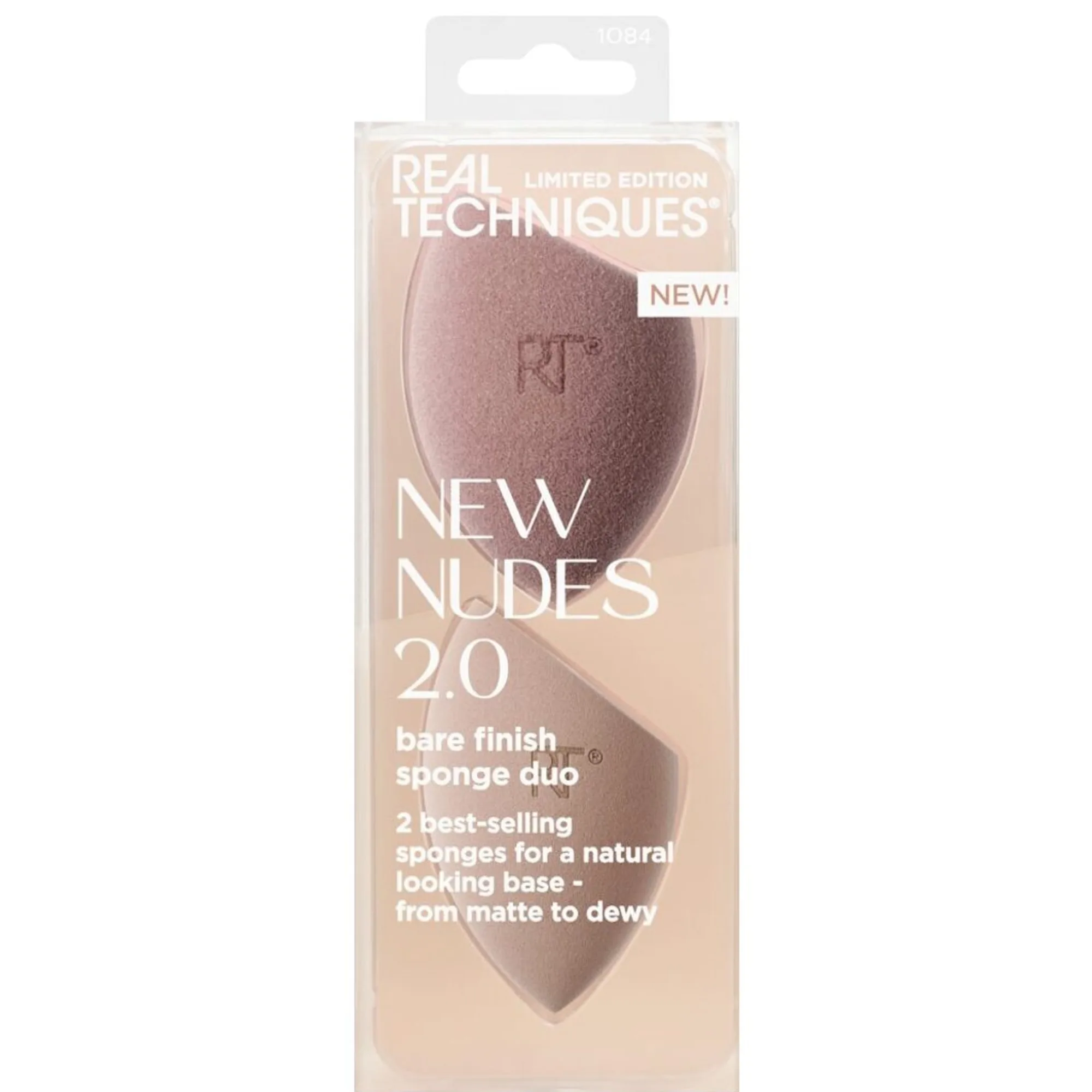 Real Techniques New Nudes Bare Finish Sponge meikkisieni 2 kpl