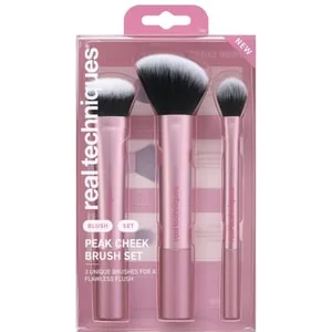 Real Techniques Peak Cheek 3 Piece Brush Set Sivellinsetti