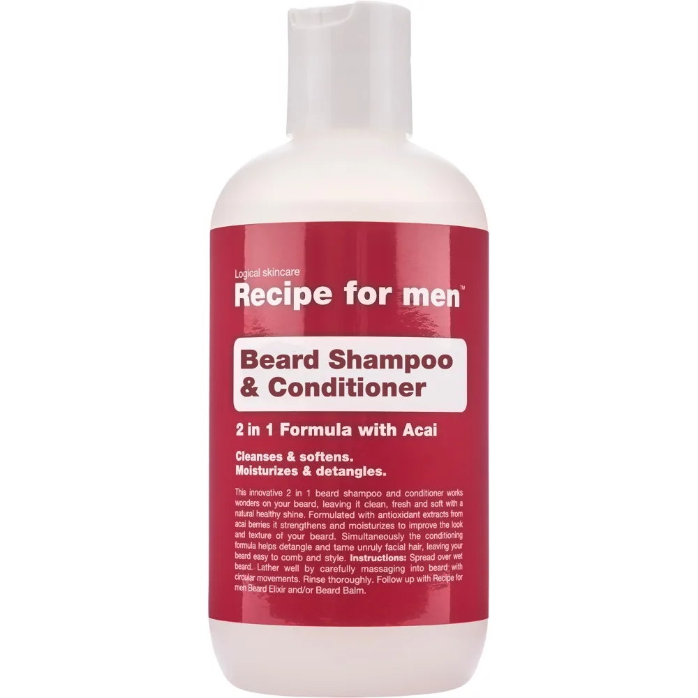 Recipe For Men Beard Shampoo & Conditioner (250ml)