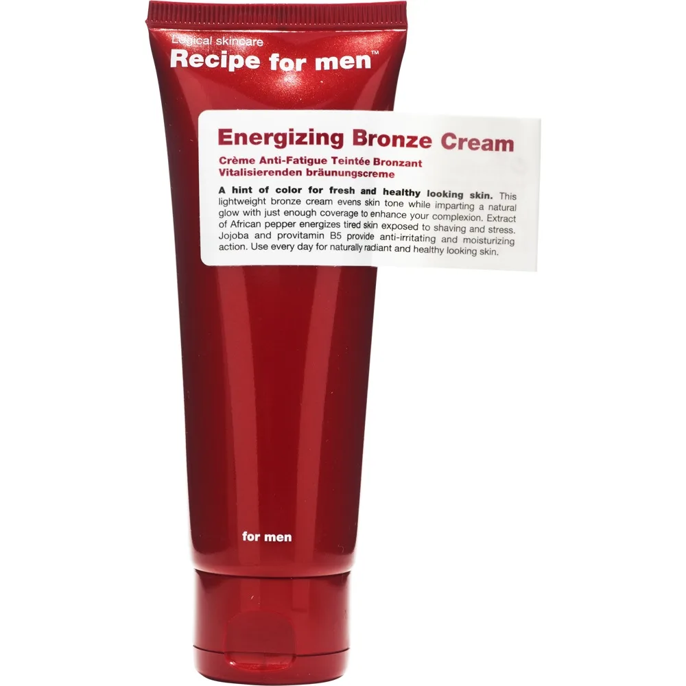 Recipe for Men Energizing Bronze Cream