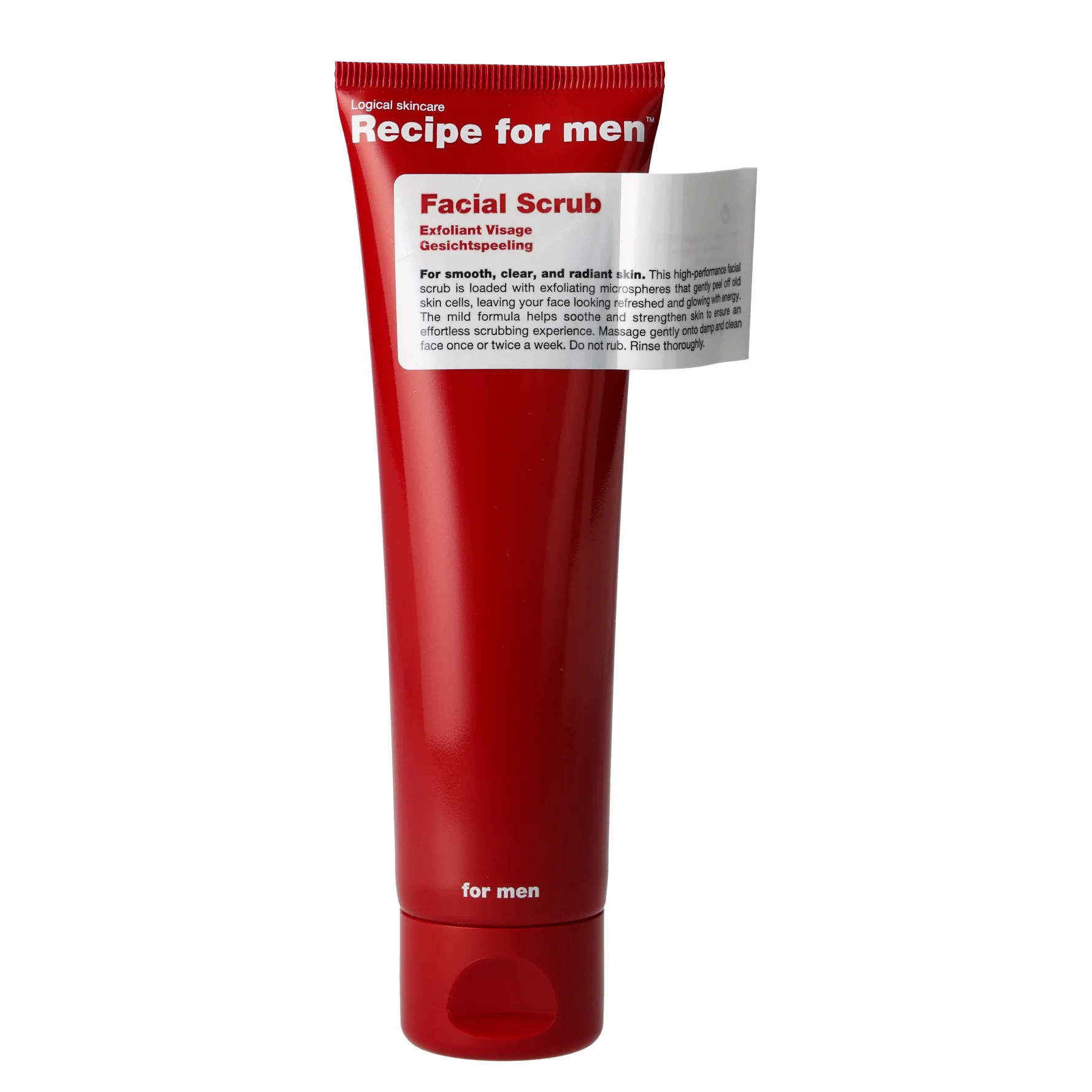 Recipe for men Facial Scrub 100 ml