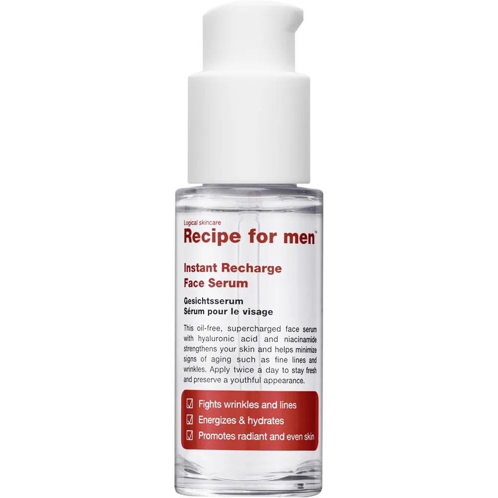 Recipe For Men Instant Recharge Face Serum 30ml