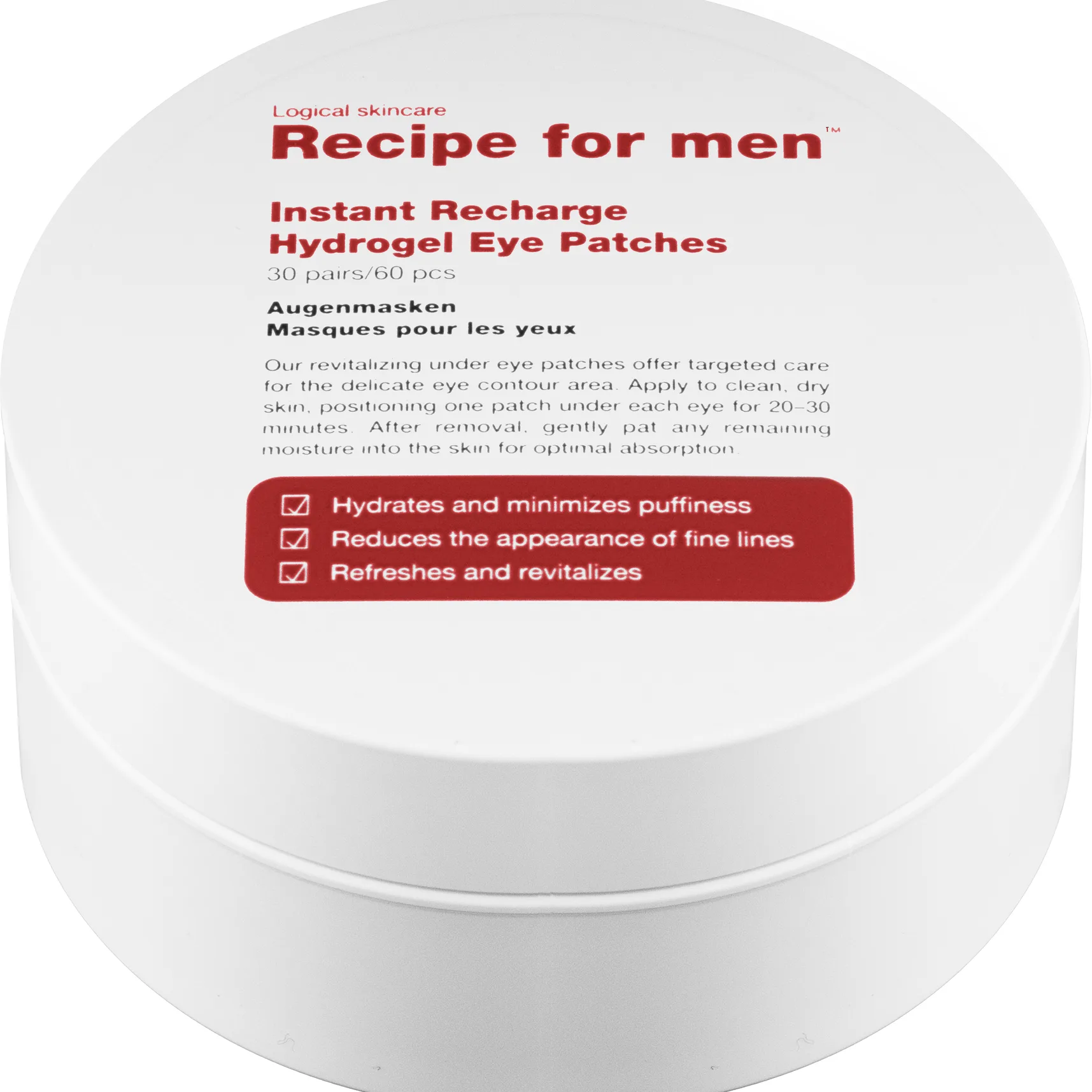 Instant Recharge Hydrogel Eye Patches, 85g