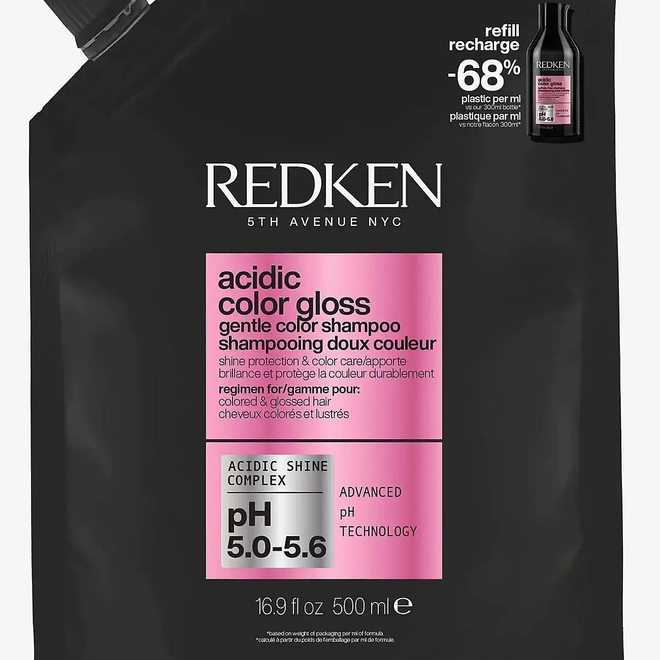 Redken Acidic Color Gloss kirkastava shampoo värjätyille hiuksille 500 ml