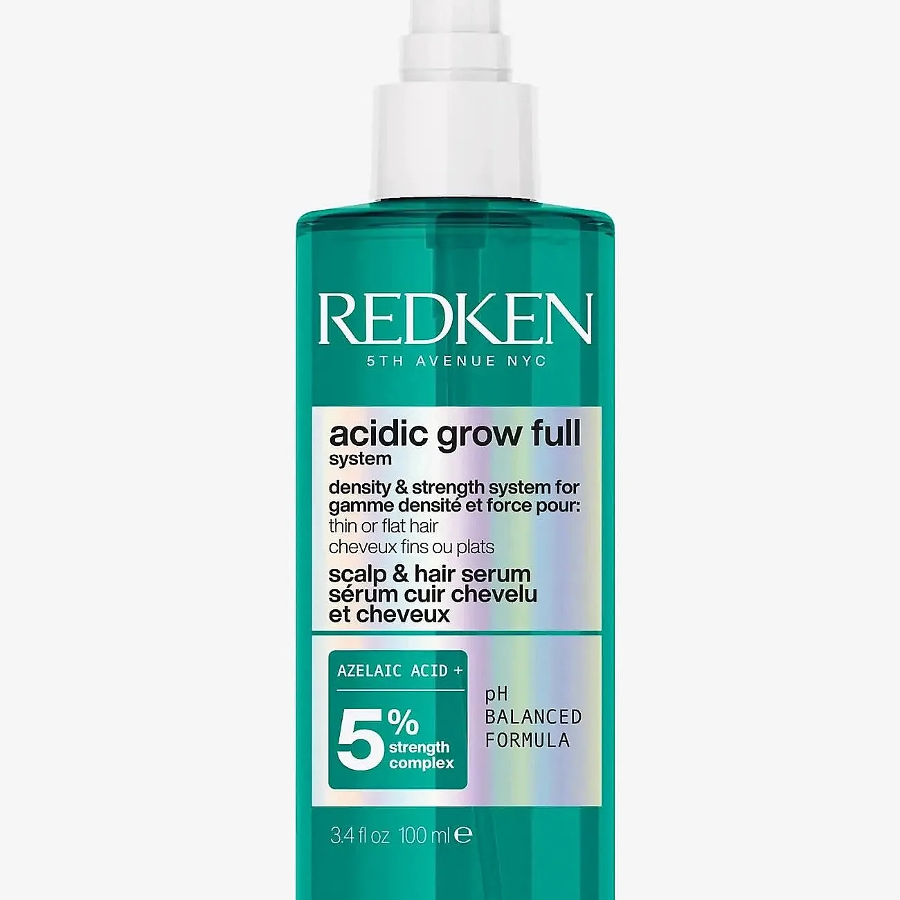 Redken Acidic Grow Full System Scalp and hair serum Fuktgivande serum För fint hår och hår utan volym 100 ml