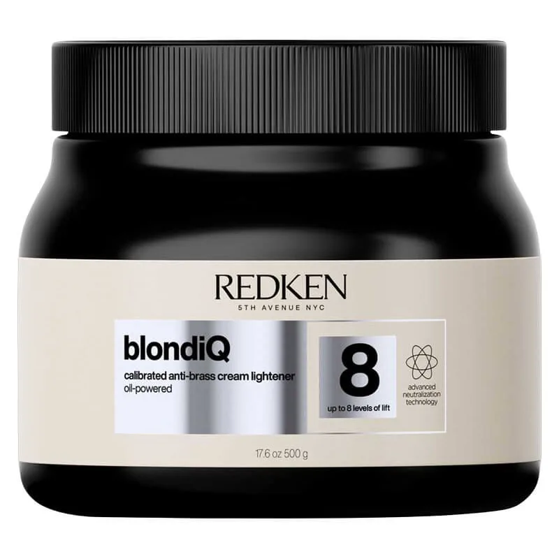 Redken BlondiQ 8 Calibrated Anti‑Brass Cream Lightener 500 g