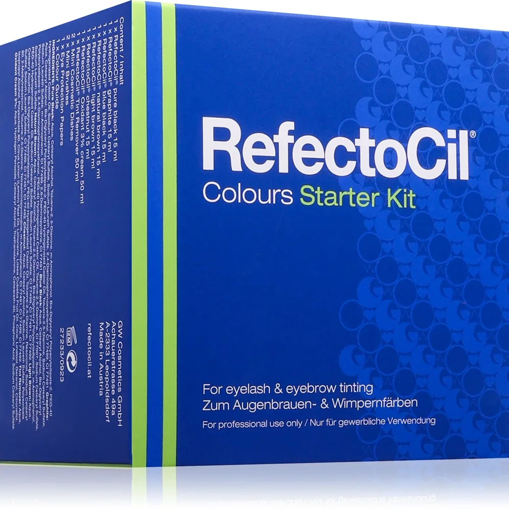 RefectoCil Colours Starter Kit setti ripsiin ja kulmakarvoihin