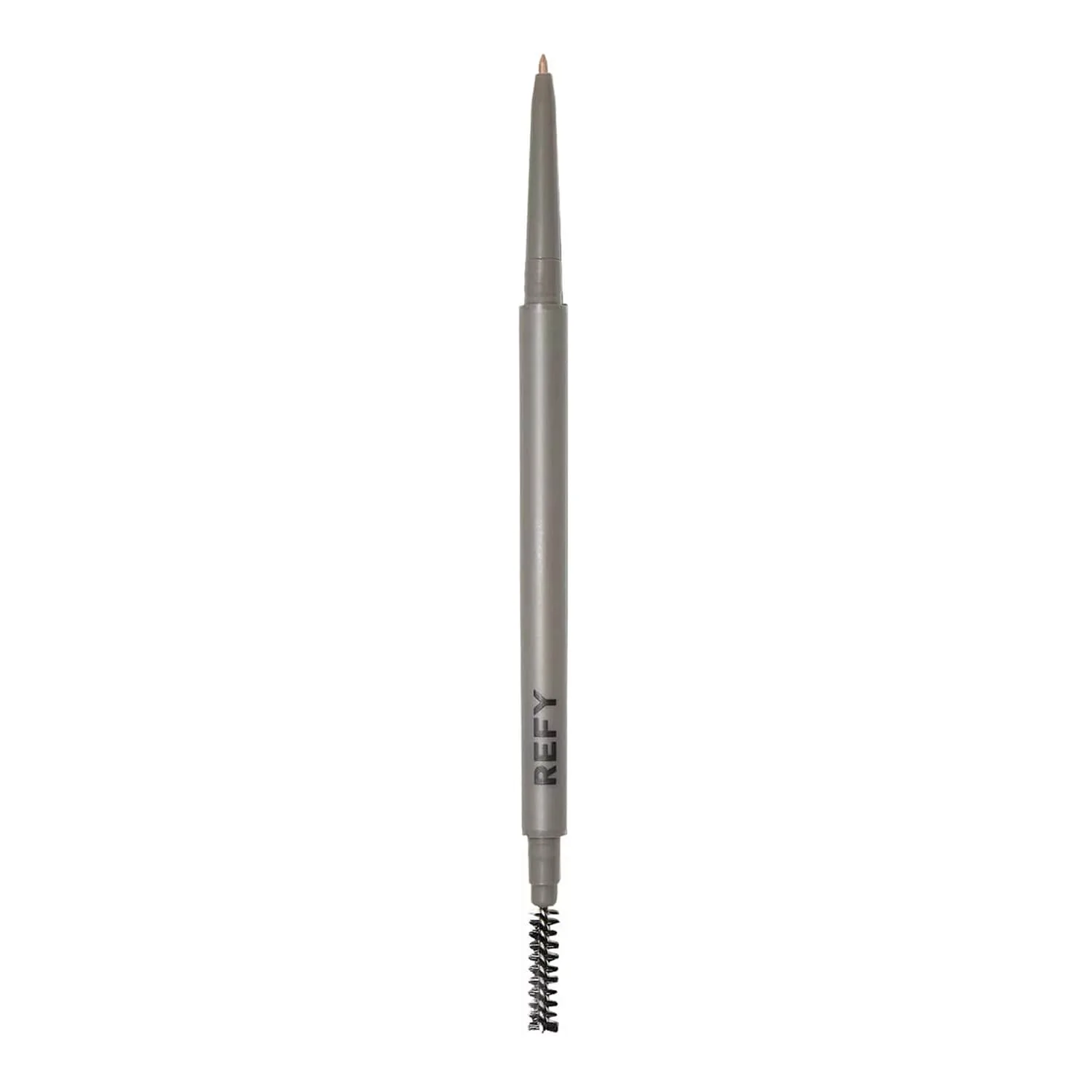 Refy - Brow Pencil - Pigmenteret Blyant Med Fin Spids Og Indbygget Børste - Brow Pencil - Ash - For Women