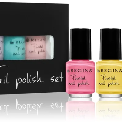 Regina Pastel kynsilakkasetti useita sävyjä 113, 143, 57, 144, 145 5x4 ml