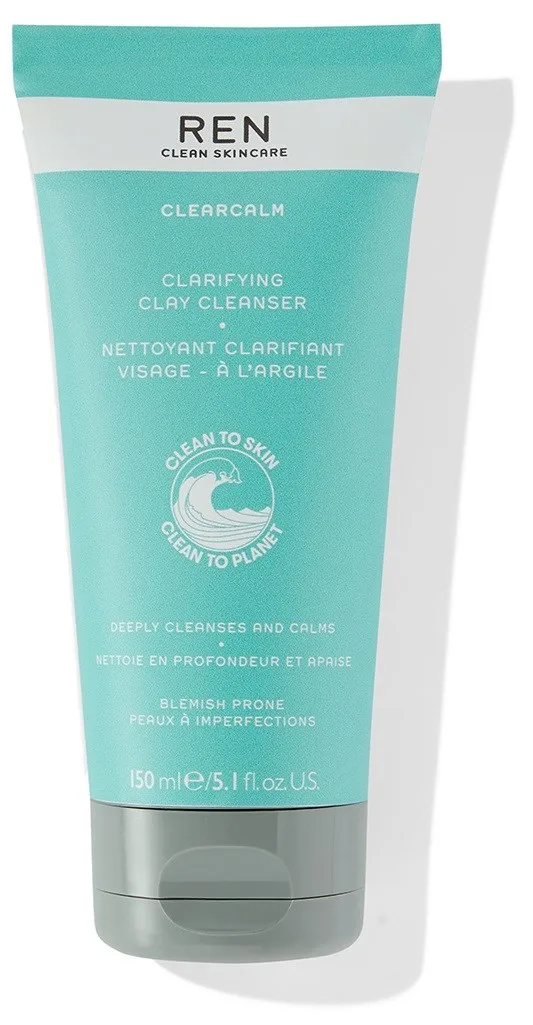 REN Skincare ClearCalm3 Clarifying Clay Cleanser 150 ml