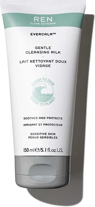REN Evercalm Gentle Cleansing Milk hellävarainen puhdistusmaito kosteuttava vaikutus herkälle iholle 150 ml