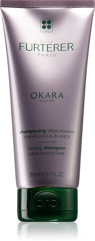 René Furterer Okara Silver sävyttävä shampoo harmaille hiuksille 200 ml