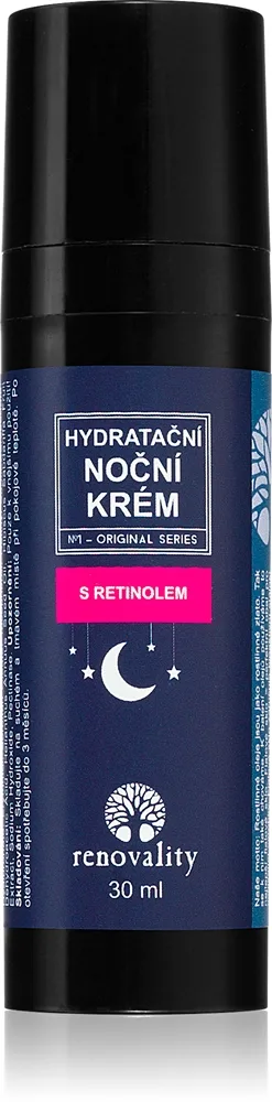 Renovality Hydrating night cream with retinol Kräm med effekt mot rynkor 30 ml