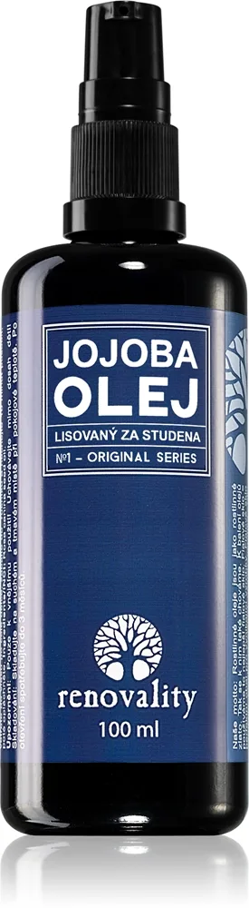 Renovality Original Series Cold-Pressed Jojoba Oil Ansigtsolie til tør hud 100 ml