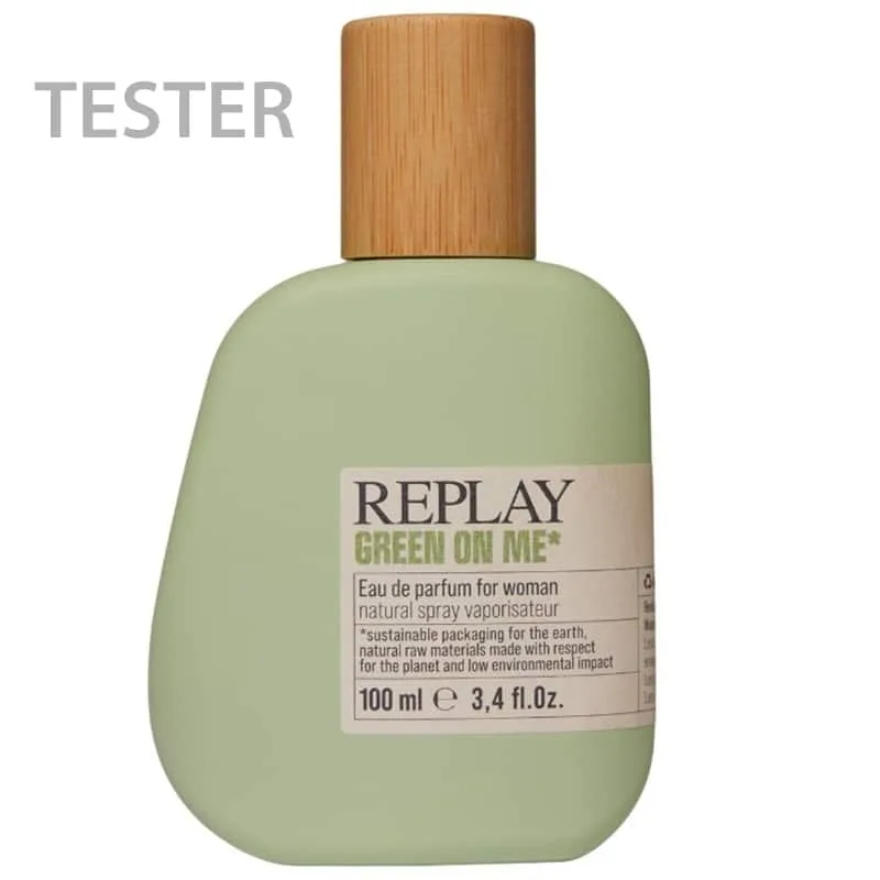 Replay Green On Me Woman Tester Edp 100ml
