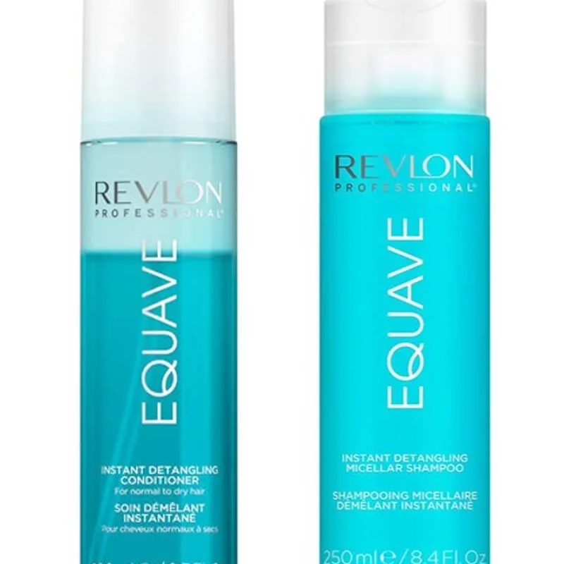 Revlon Equave Instant Detangling Shampoo & Conditioner 200 ml 2 stk.