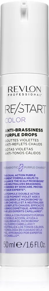 Revlon Professional Re/Start COLOR Anti-Brassiness Purple Drops Hårserum