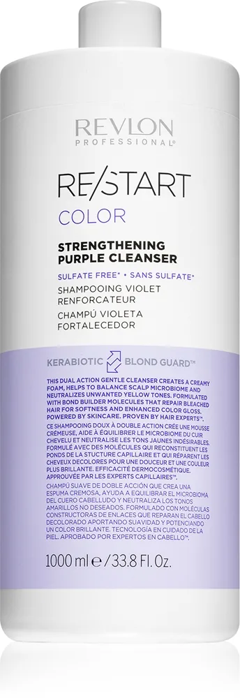 Revlon Professional Re/Start Color violetti shampoo vaaleille ja raidoitetuille hiuksille 1000 ml