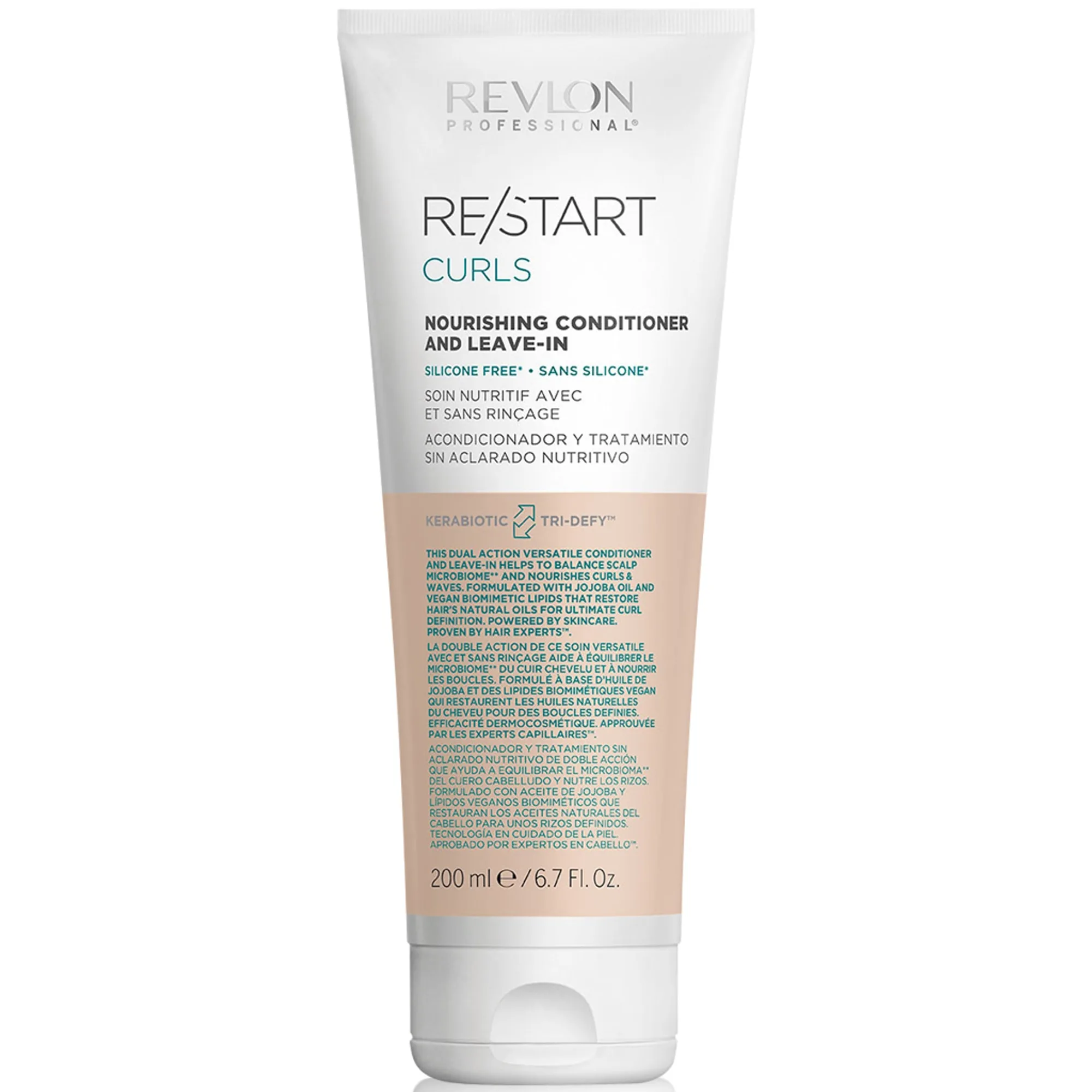 Revlon Professional Restart Curls Nourishingconditioner - Nude - 200 ML