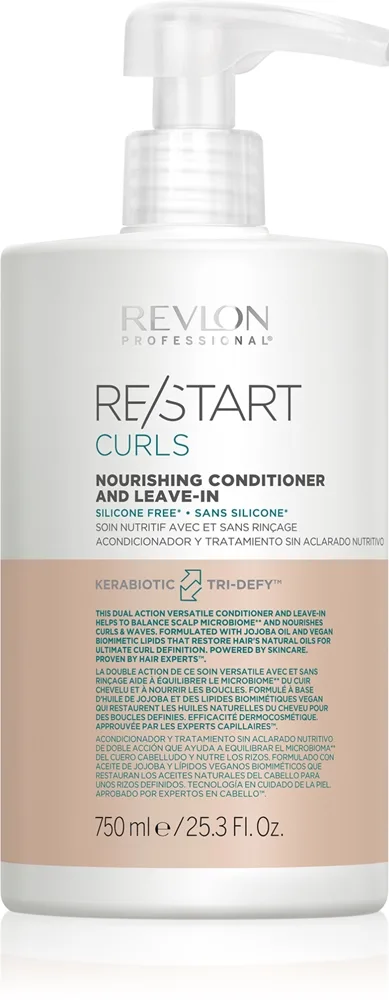 Revlon Professional Re/Start Curls rakennetta antava hoitoaine aaltoileville ja kiharille hiuksille 750 ml
