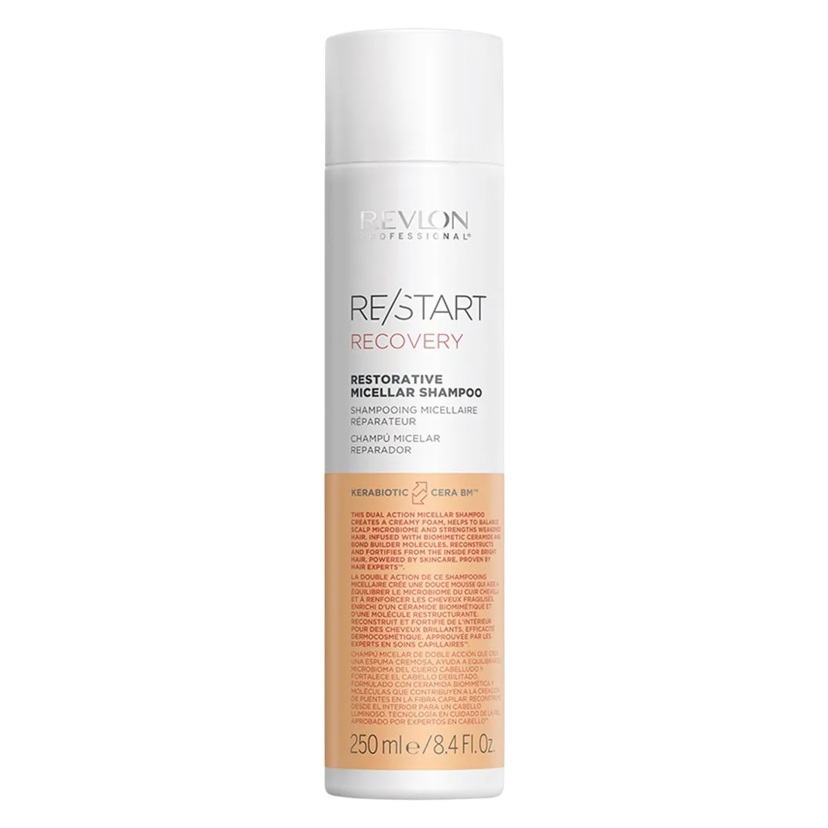 Revlon Professional Restart Recovery Restorative Micellar Shampoo - Nude - 250ML