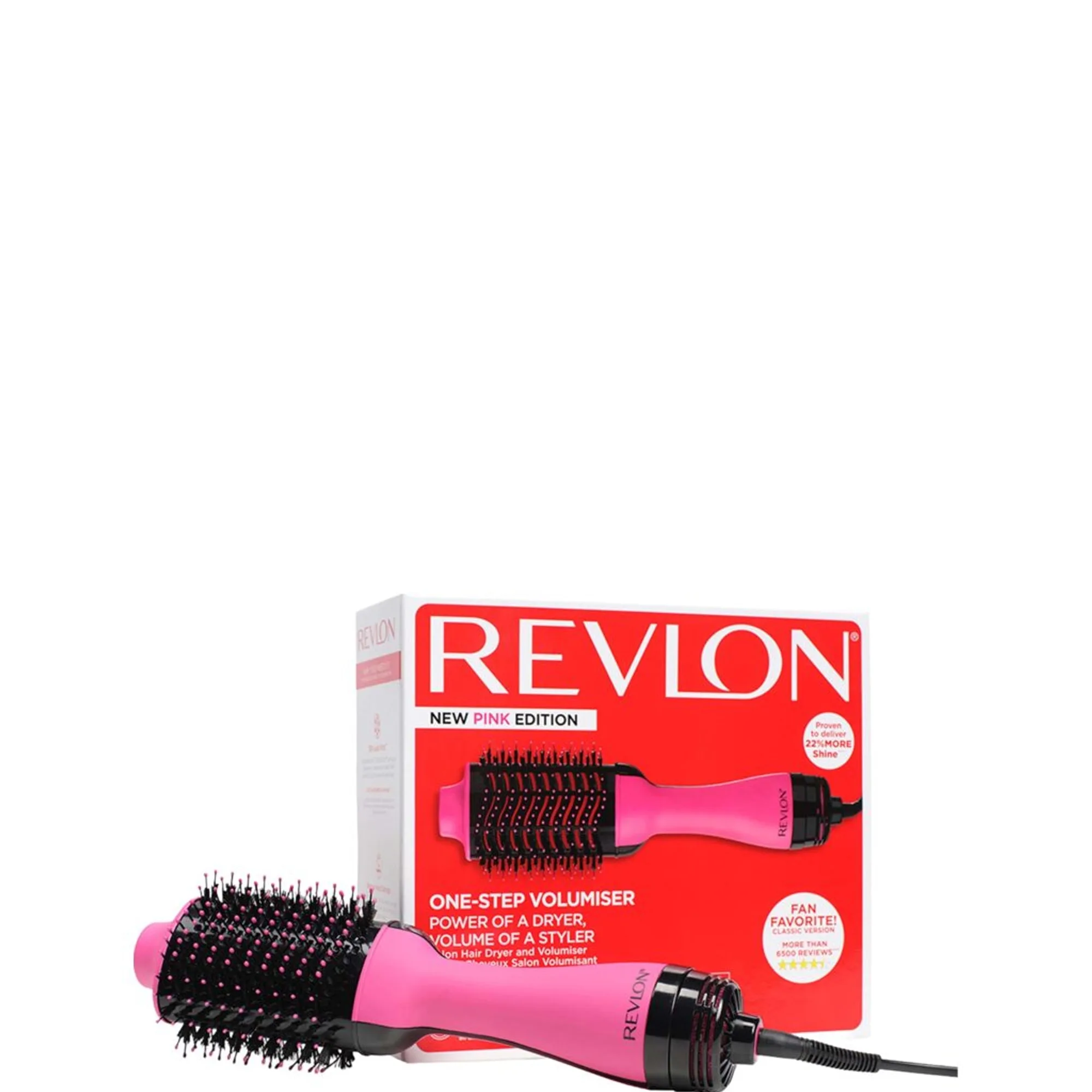 REVLON Salon One-Step Hair Dryer and Volumizer - Pink Hårtork