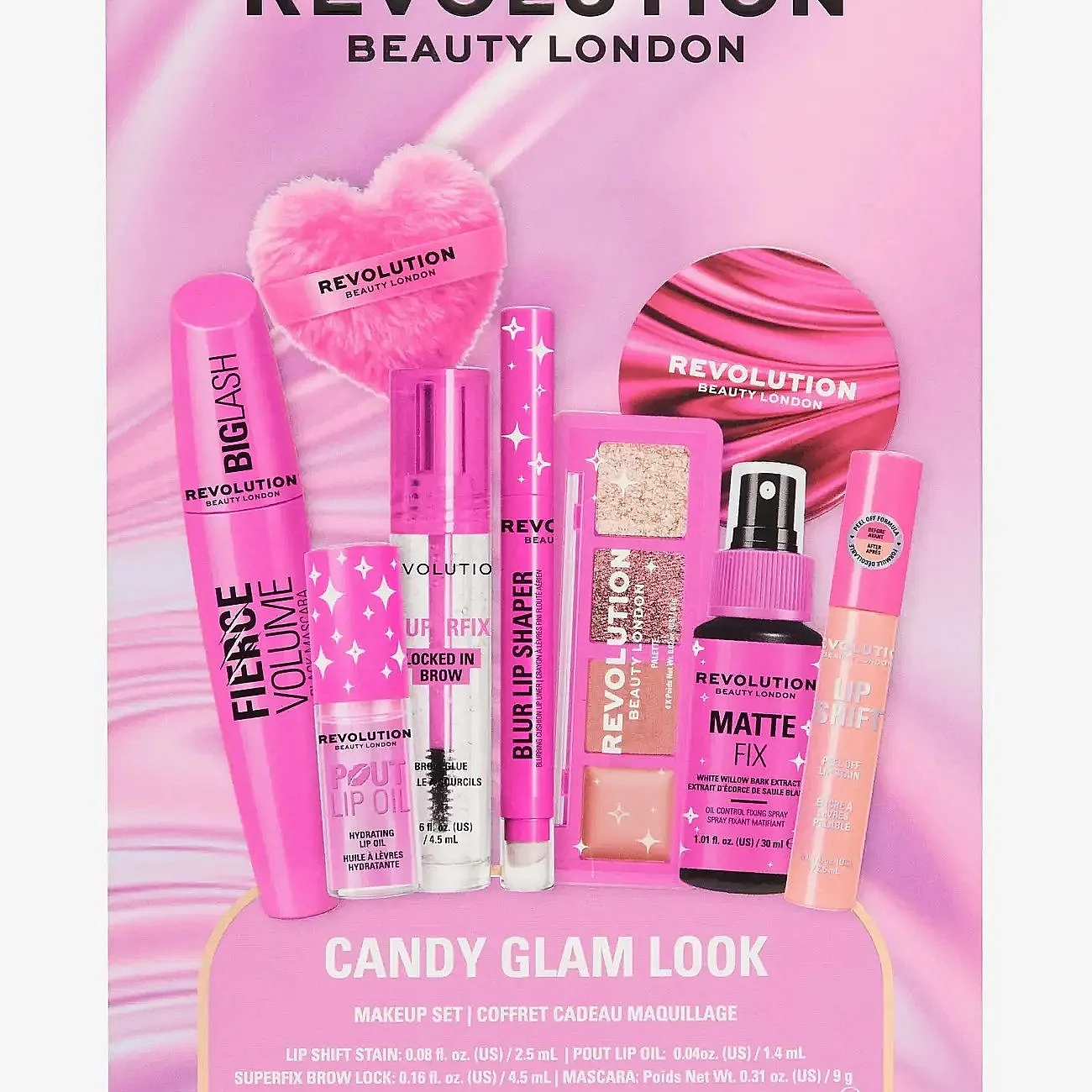 Revolution Candy Glam Look lahjasetti naisille 1 kpl