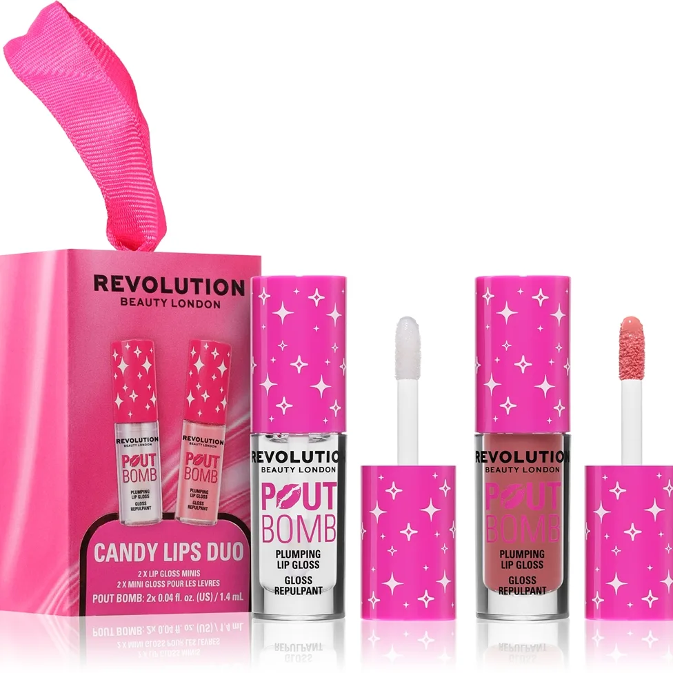 Revolution Candy Lips Duo lahjasetti huuliin naisille 1 ml