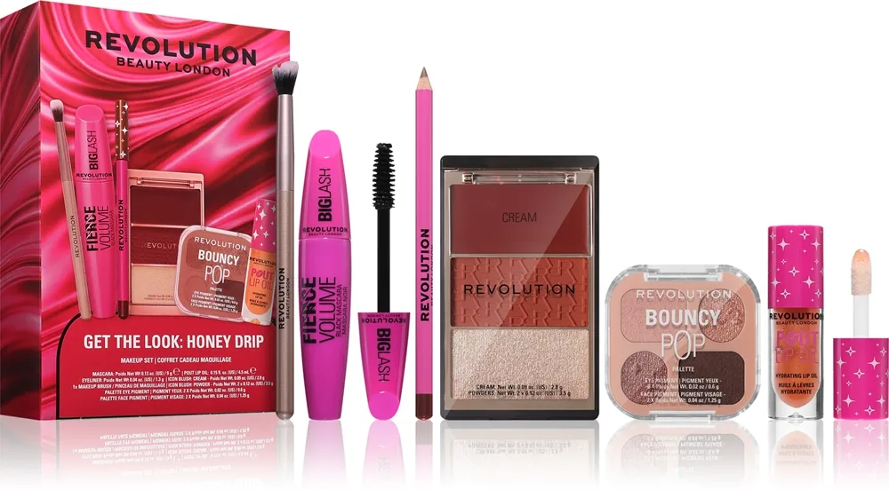 Revolution Get The Look Honey Drip lahjasetti naisille 1 kpl