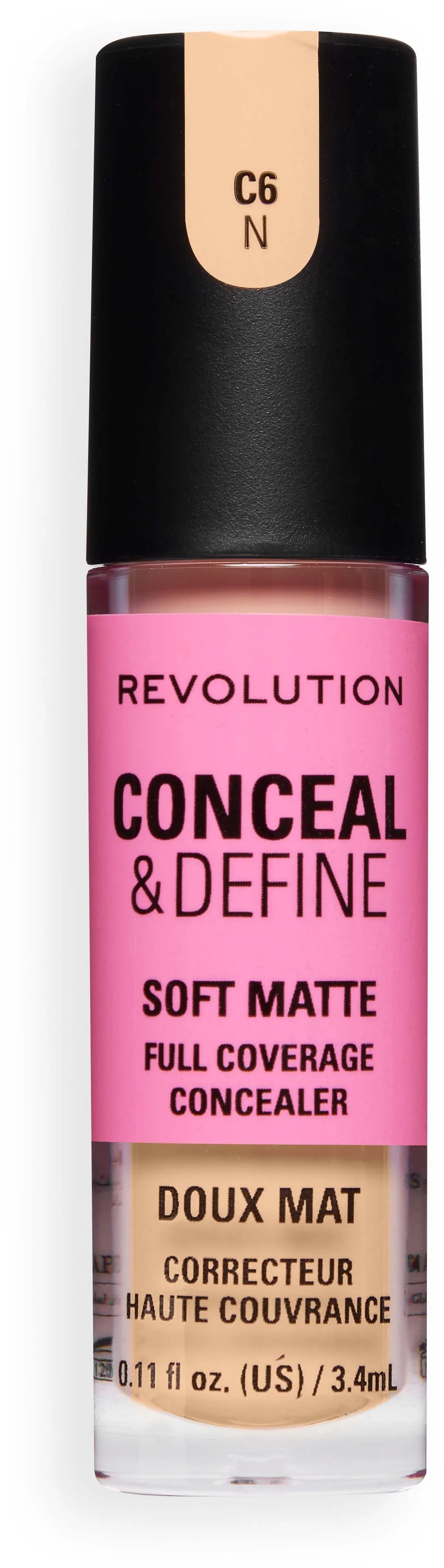 Revolution Beauty London Conceal and Define Full Coverage Concealer C6N
