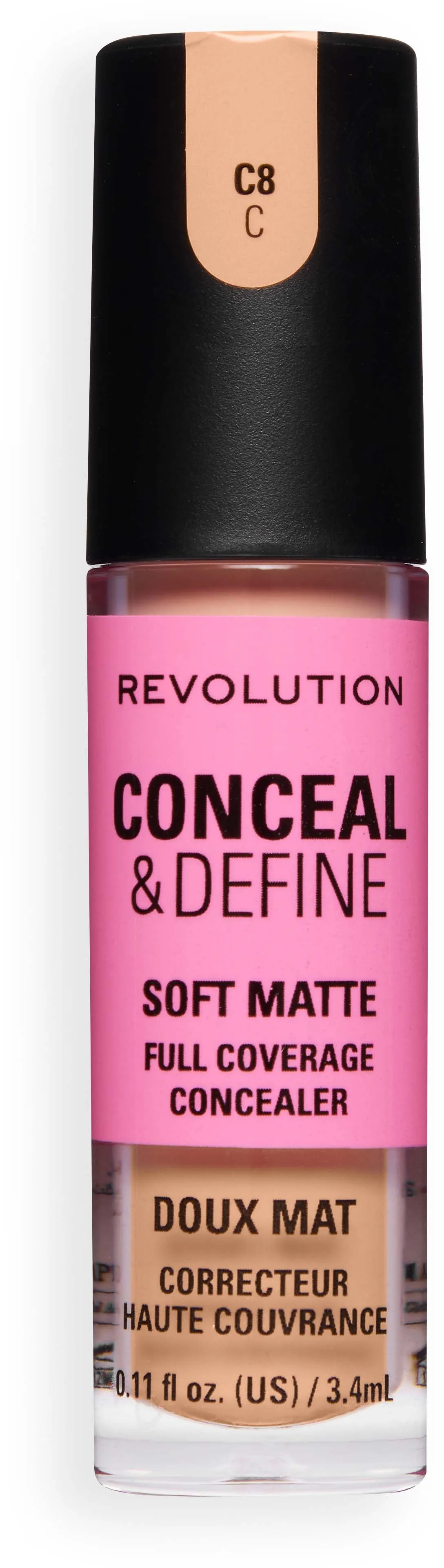 Revolution Beauty London Conceal and Define Full Coverage Concealer C8C