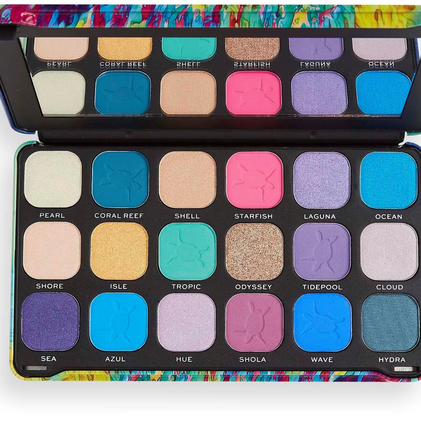 Revolution Beauty London Forever Flawless Eyeshadow Palette Hydra Turtle