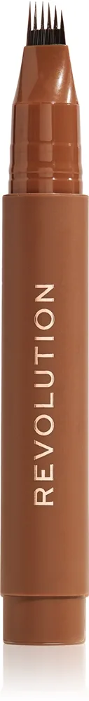 Revolution Instant Brow Hair Øjenbrynsblyant Skygge Warm Brown 1.8 ml