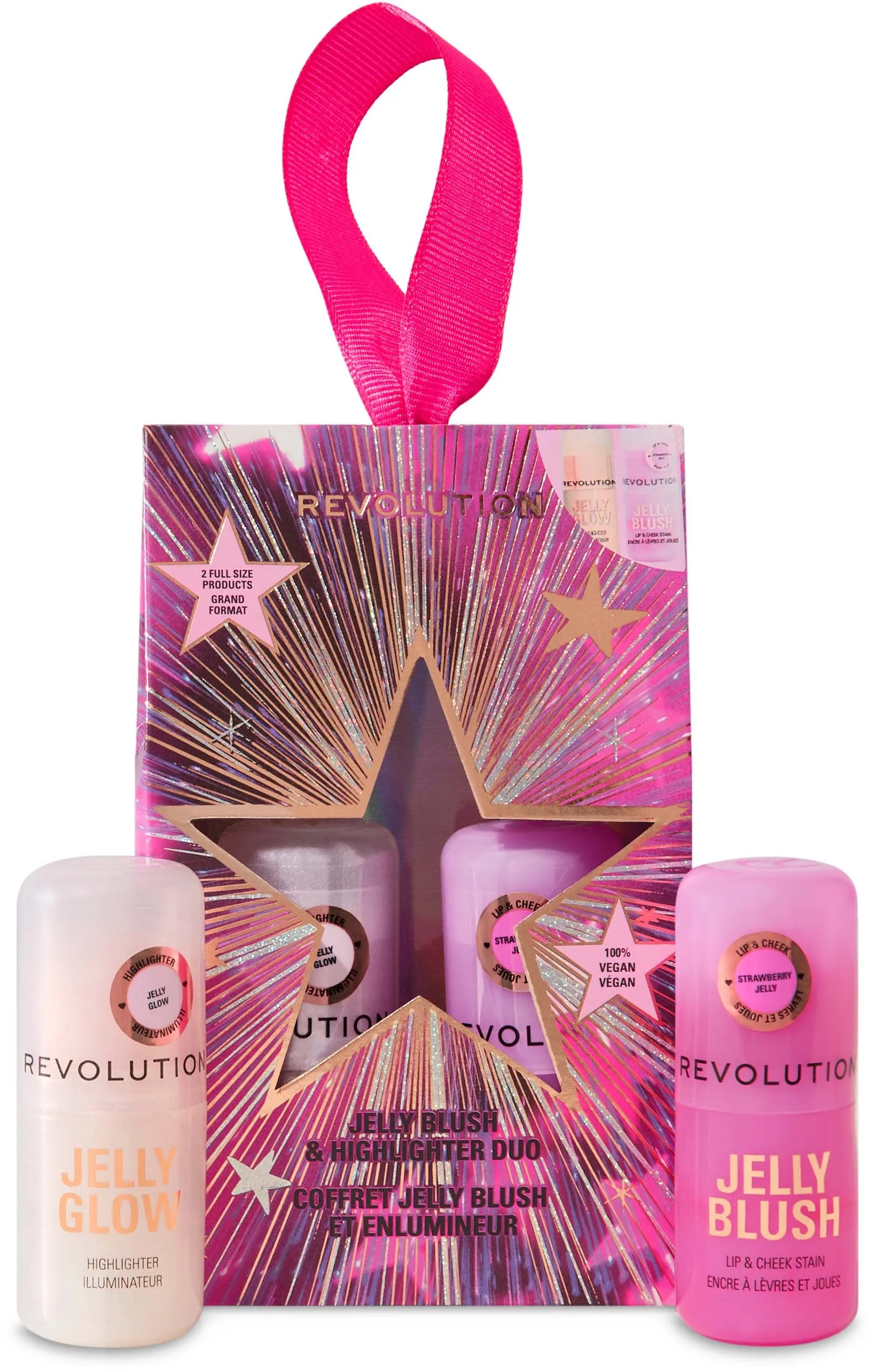 Revolution Beauty London Jelly Blush & Highlighter Set