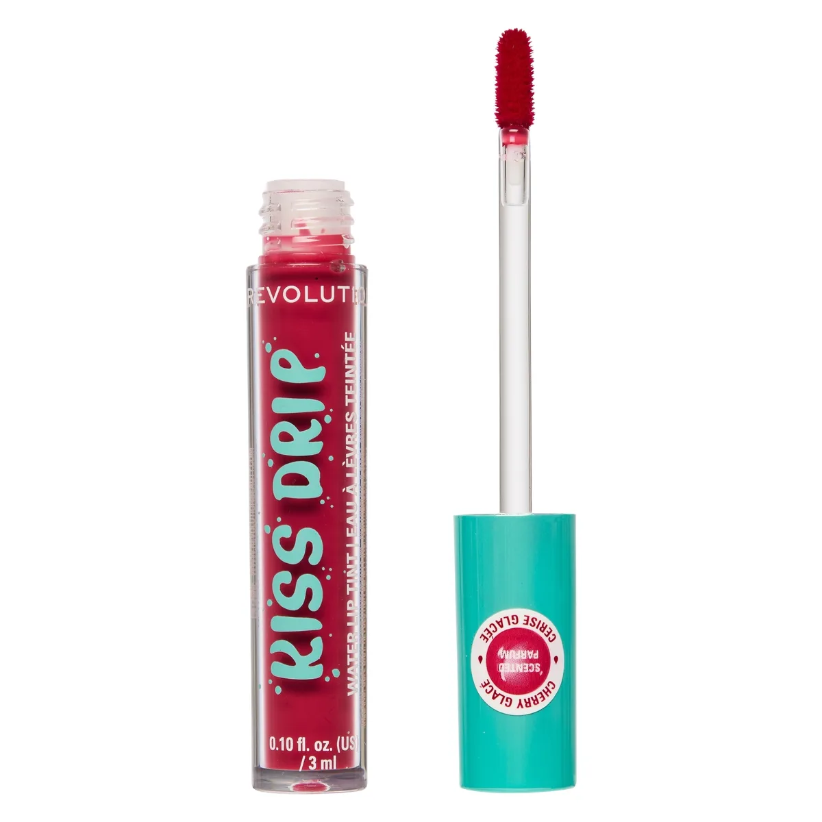 Revolution Beauty London Kiss Drip Water Lip Tint Cherry Glacé