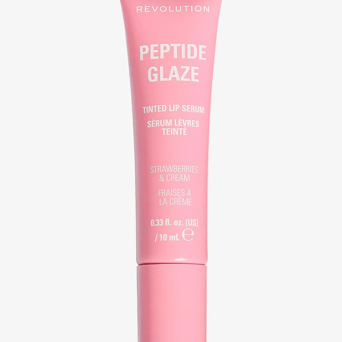 Revolution Beauty Peptide Glaze Tinted Lip Serum Strawberries & C