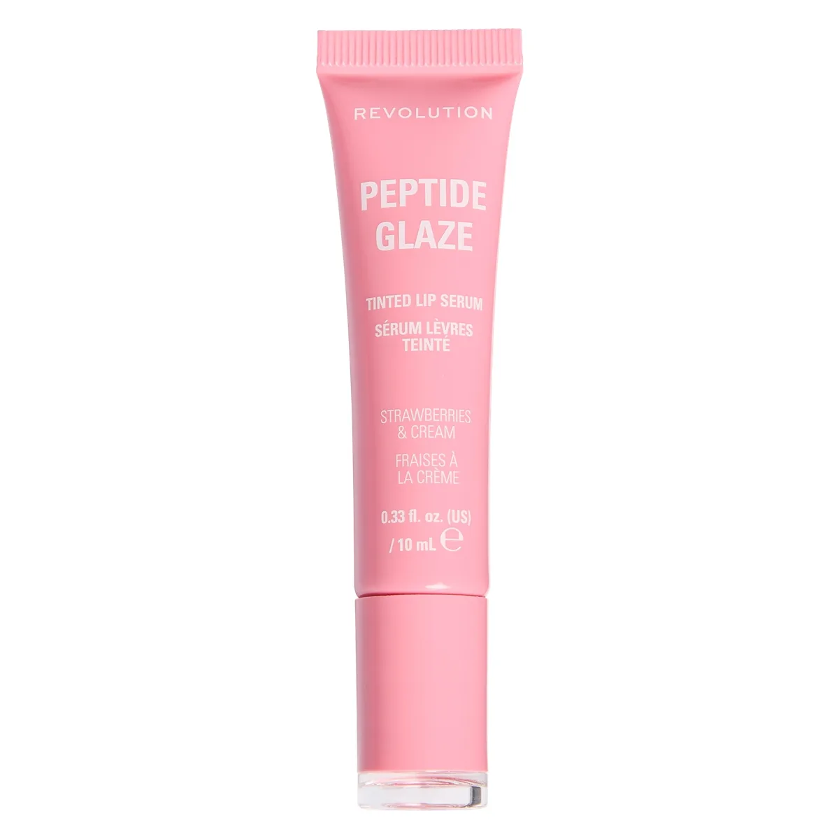 Revolution Beauty Peptide Glaze Tinted Lip Serum Strawberries & C
