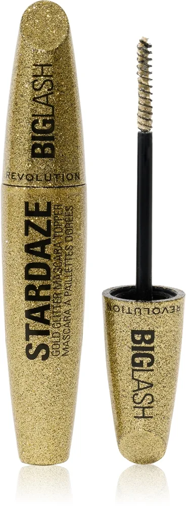 Revolution Big Lash Stardaze Maskara för ögonfransar och ögonbryn Skugga Stardust Gold 9 g