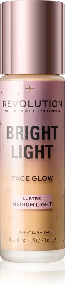 Makeup Revolution Bright Light Face Glow 23 ml - Lustre Medium Light