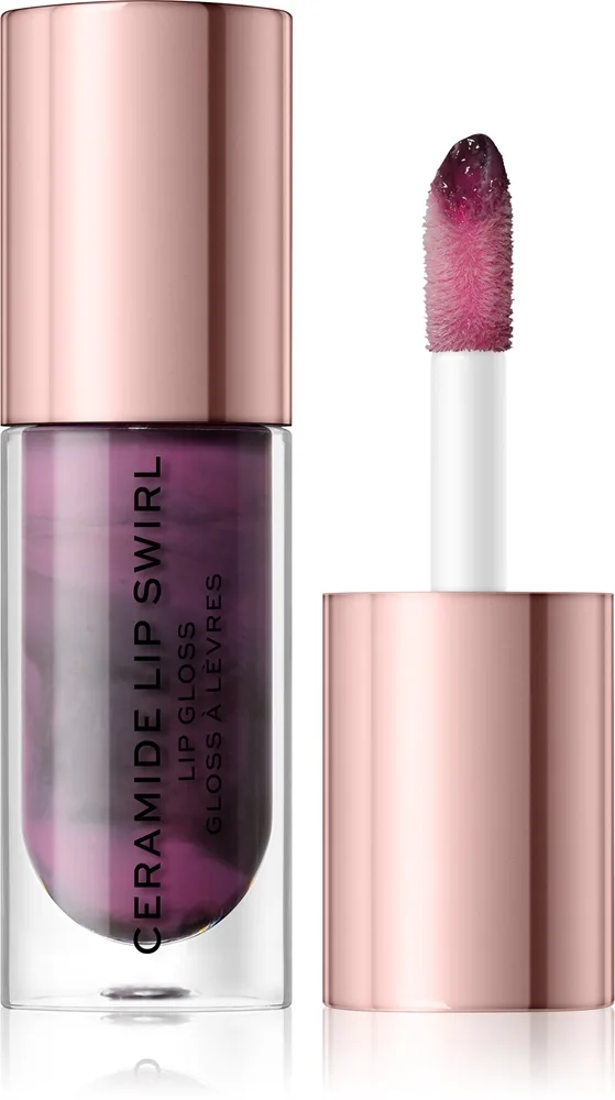 Revolution Ceramide Swirl Fugtende læbeglans Skygge Cherry Mauve 4.5 ml