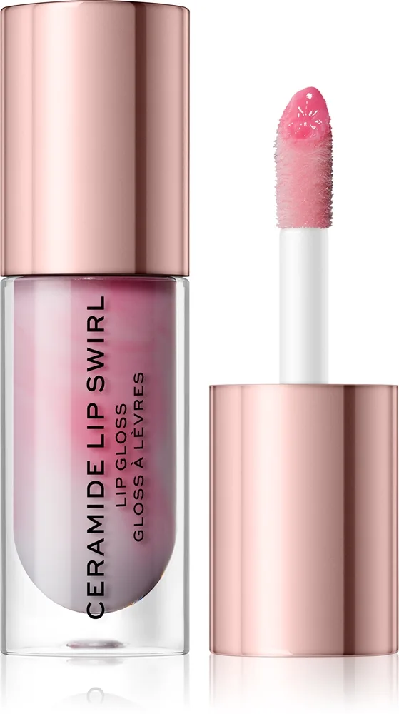 Revolution Ceramide Swirl Fugtende læbeglans Skygge Pure Gloss Clear 4.5 ml