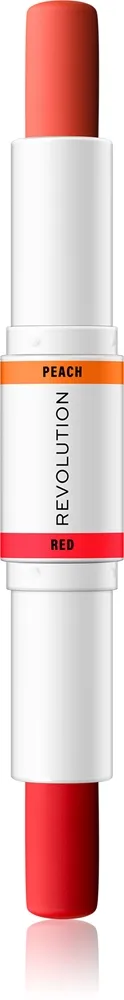 Revolution Colour Correcting Corrector stift for jævn hudtone Skygge Red & Peach 2x4.3 g
