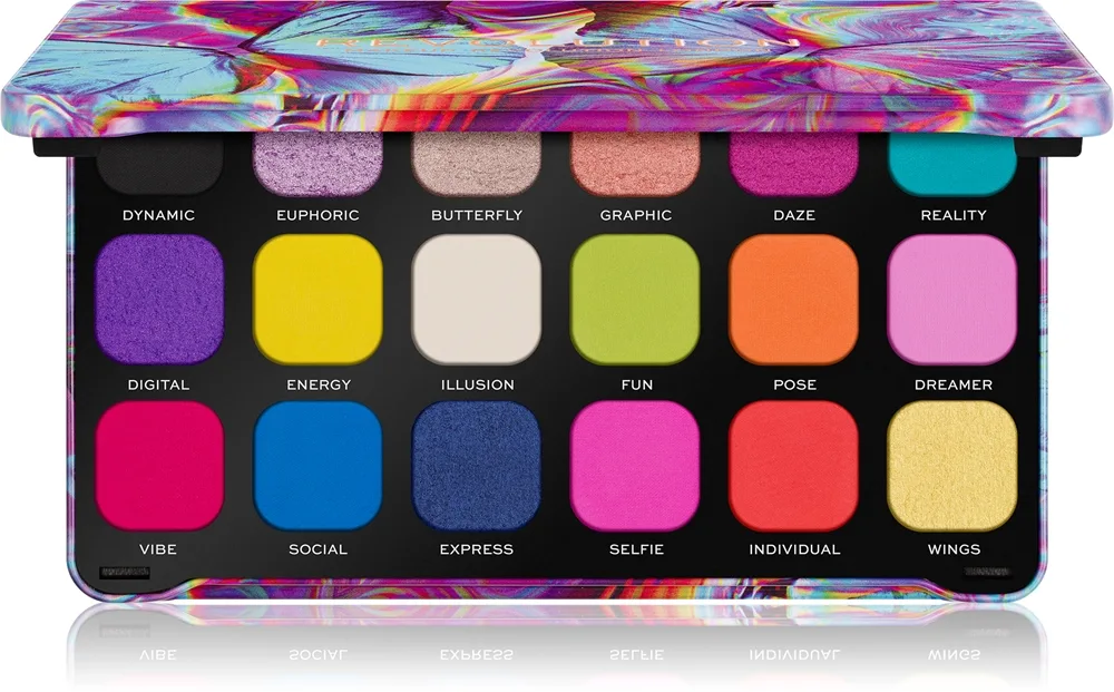 Revolution Forever Flawless Øjenskygge palette Skygge Digi Butterfly 18x1.1 g