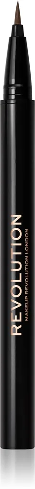 Revolution Hair Stroke Brow Pen Ögonbrynspenna Skugga Medium Brown 0.5 ml